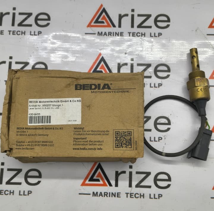 BEDIA 350257 OIL LEVEL SWITCH 430-9455 NEW